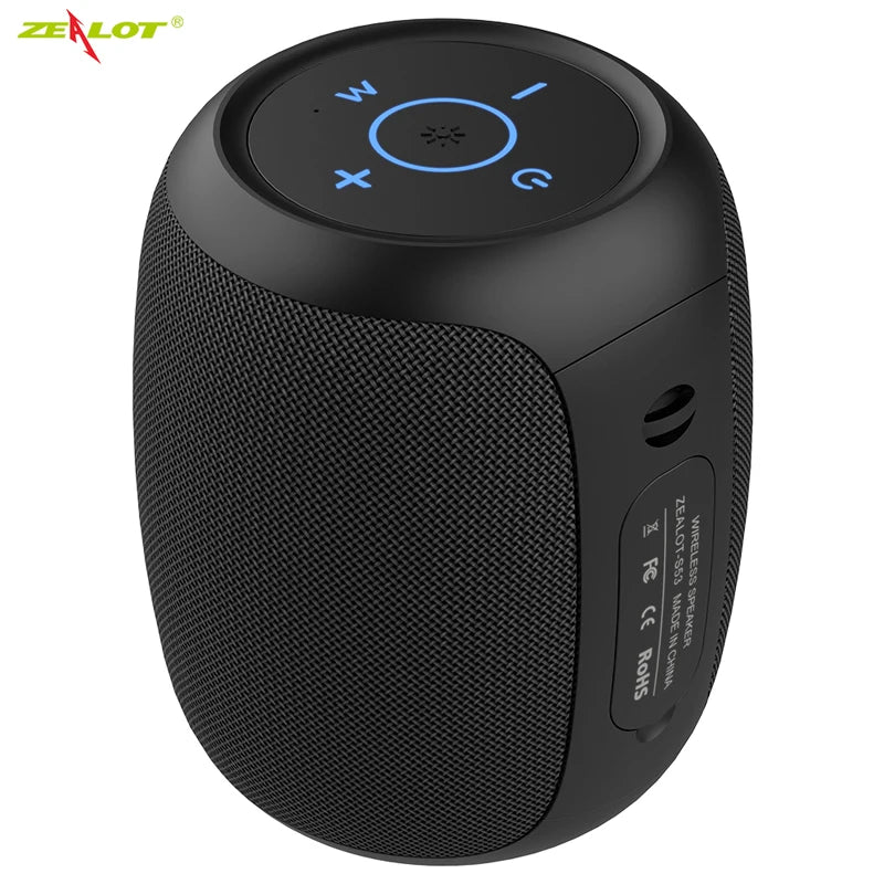 S53 Portable Bluetooth Speaker - 10W High-Performance Sound, 10-Hour Battery Life, IPX6 Waterproof, Compatible with Phone, TF Card, and USB