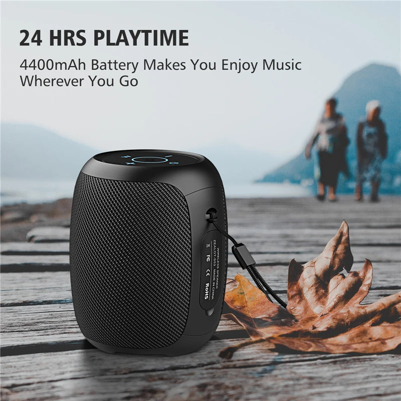 S53 Portable Bluetooth Speaker - 10W High-Performance Sound, 10-Hour Battery Life, IPX6 Waterproof, Compatible with Phone, TF Card, and USB