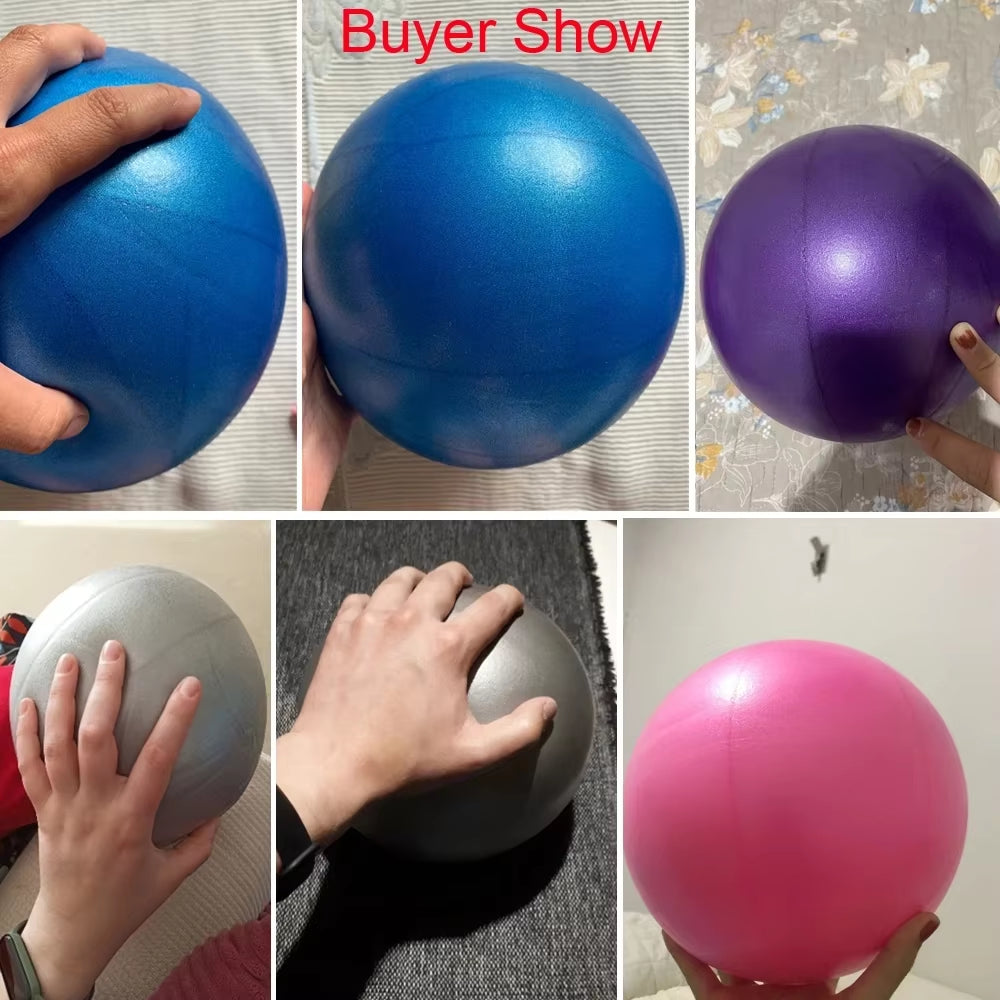 25cm Yoga Ball for Fitness and Pilates - Core Strength Training and Balance Exercise Equipment for Indoor Workouts