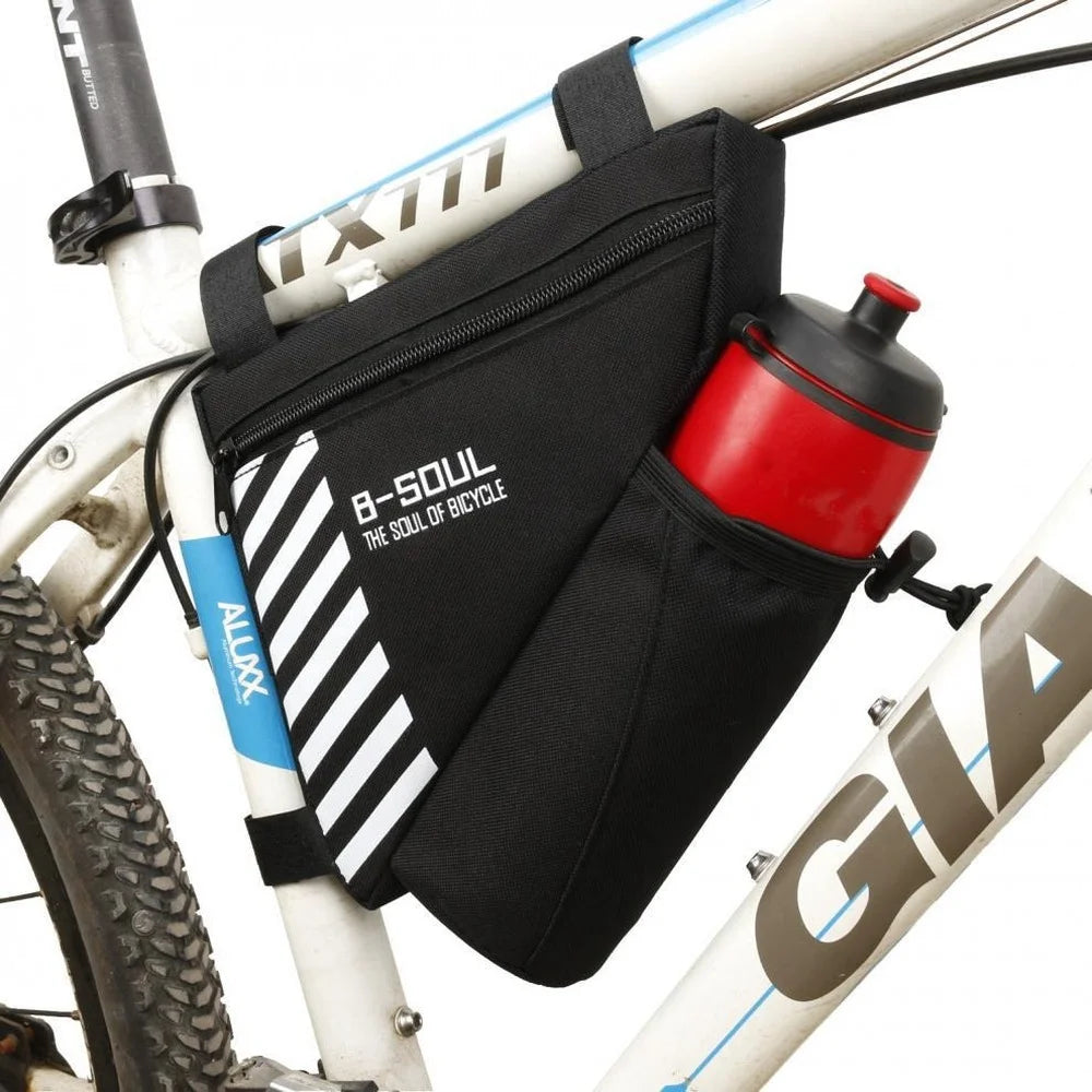 Triangle Bicycle Frame Bag - 2021 Waterproof Storage for Mobile Phones and Water Bottles, Ideal for MTB Cycling