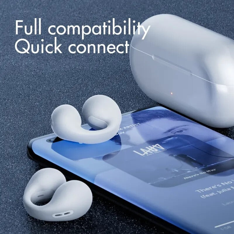 Bluetooth 5.3 Wireless Earbuds with Bone Conduction Technology for Sports Use