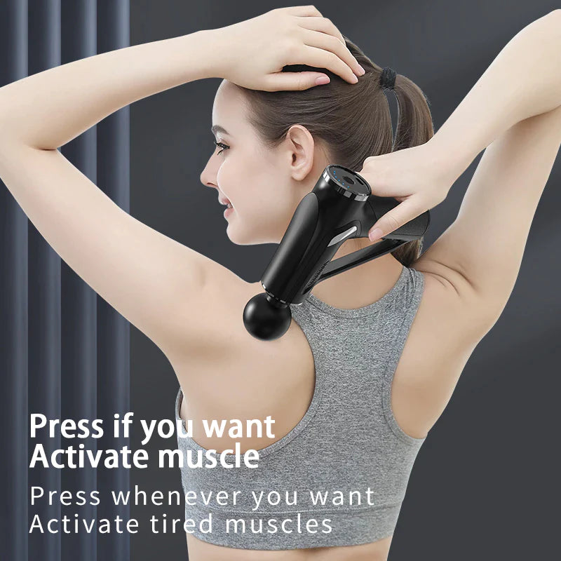 SITUOFUN Professional Massage Gun with 32 Adjustable Levels for Deep Tissue Relief and Muscle Relaxation