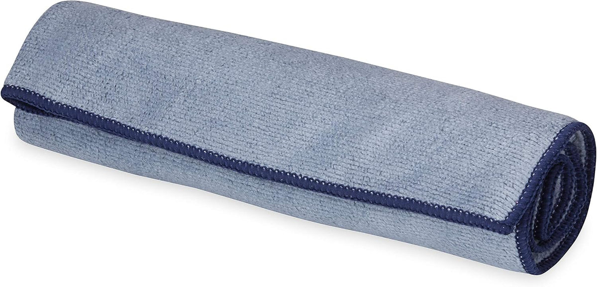 Gaiam Yoga Hand Towel, Microfiber, 30"X20" (Black/White)