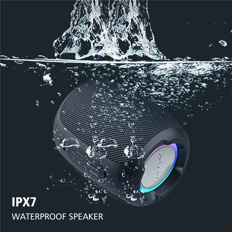 S53 Portable Bluetooth Speaker - 10W High-Performance Sound, 10-Hour Battery Life, IPX6 Waterproof, Compatible with Phone, TF Card, and USB