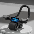 Timer-Enabled Ab Roller with Elbow Support, Automatic Rebound