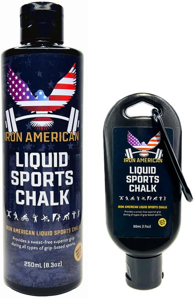 Liquid Chalk - Premium No-Mess Grip Solution for Weightlifting, Gymnastics, Rock Climbing, and Fitness Training