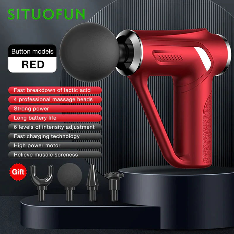 SITUOFUN Professional Massage Gun with 32 Adjustable Levels for Deep Tissue Relief and Muscle Relaxation