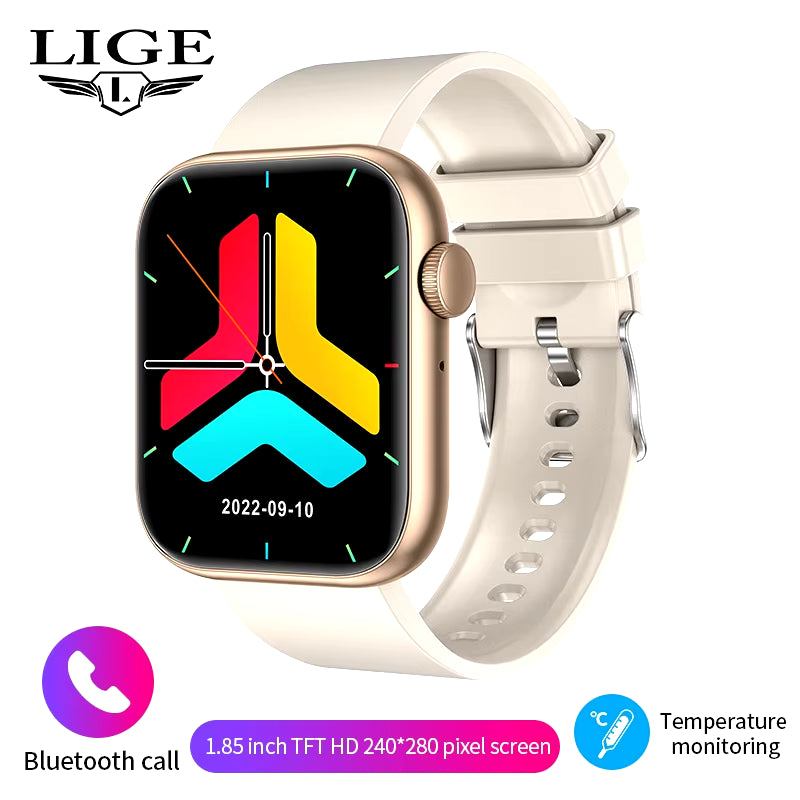 2025 Smart Watch with Wireless Charging, Bluetooth Calling, and Customizable Watch Face for Men and Women - Fitness Tracker Bracelet