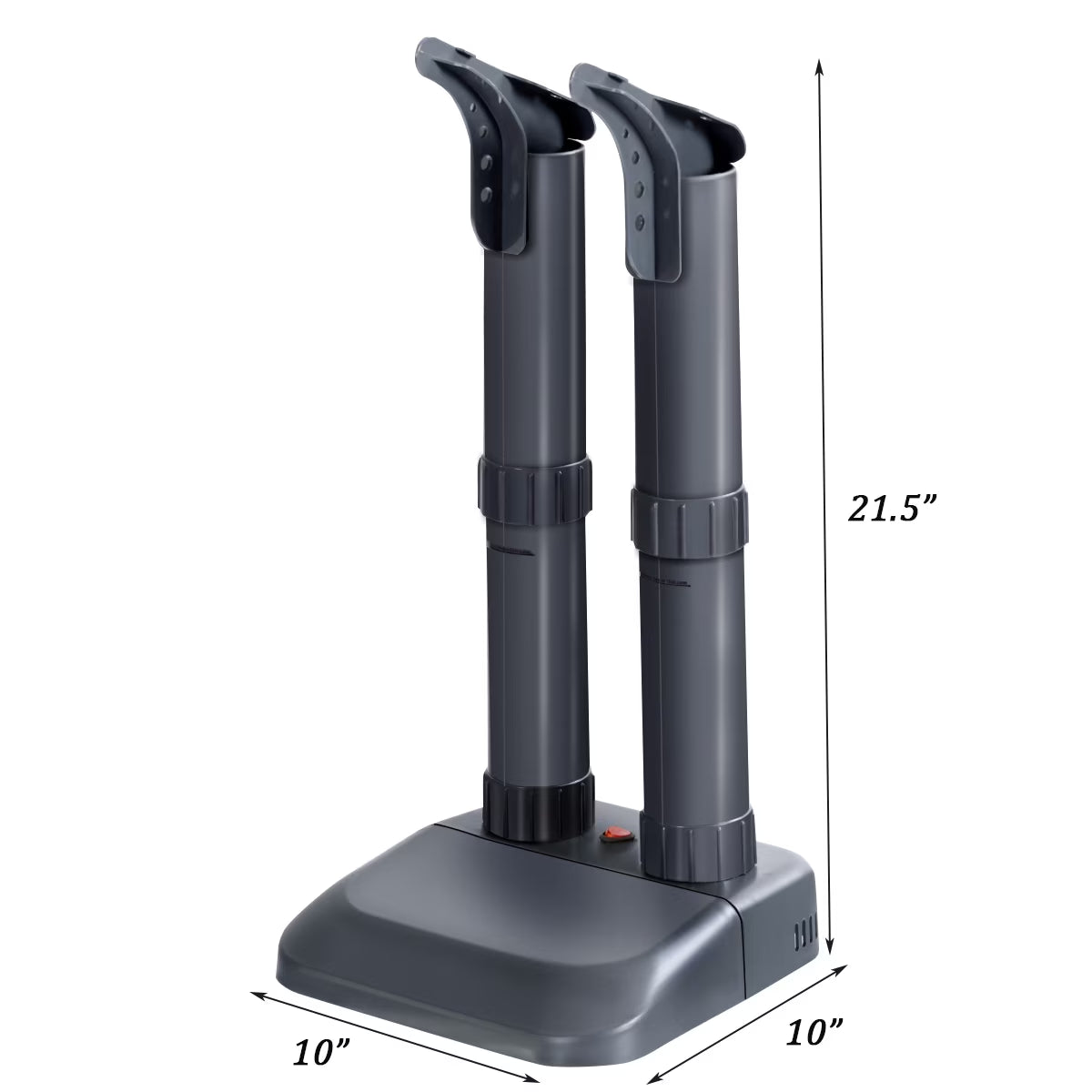 Electric Shoe Dryer and Boot Warmer, Mixed Black and Grey, 30.4 Oz