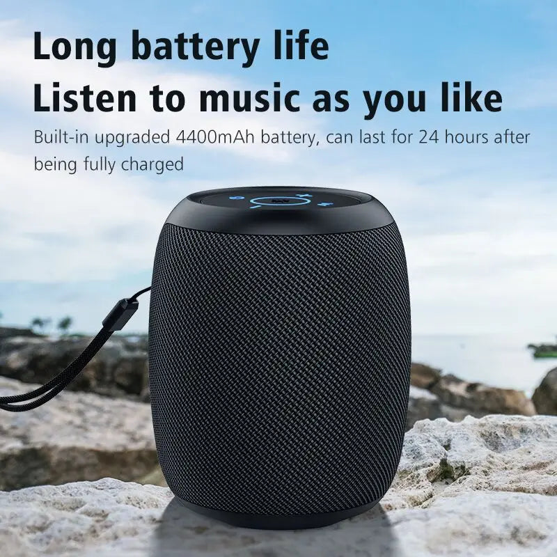 S53 Portable Bluetooth Speaker - 10W High-Performance Sound, 10-Hour Battery Life, IPX6 Waterproof, Compatible with Phone, TF Card, and USB