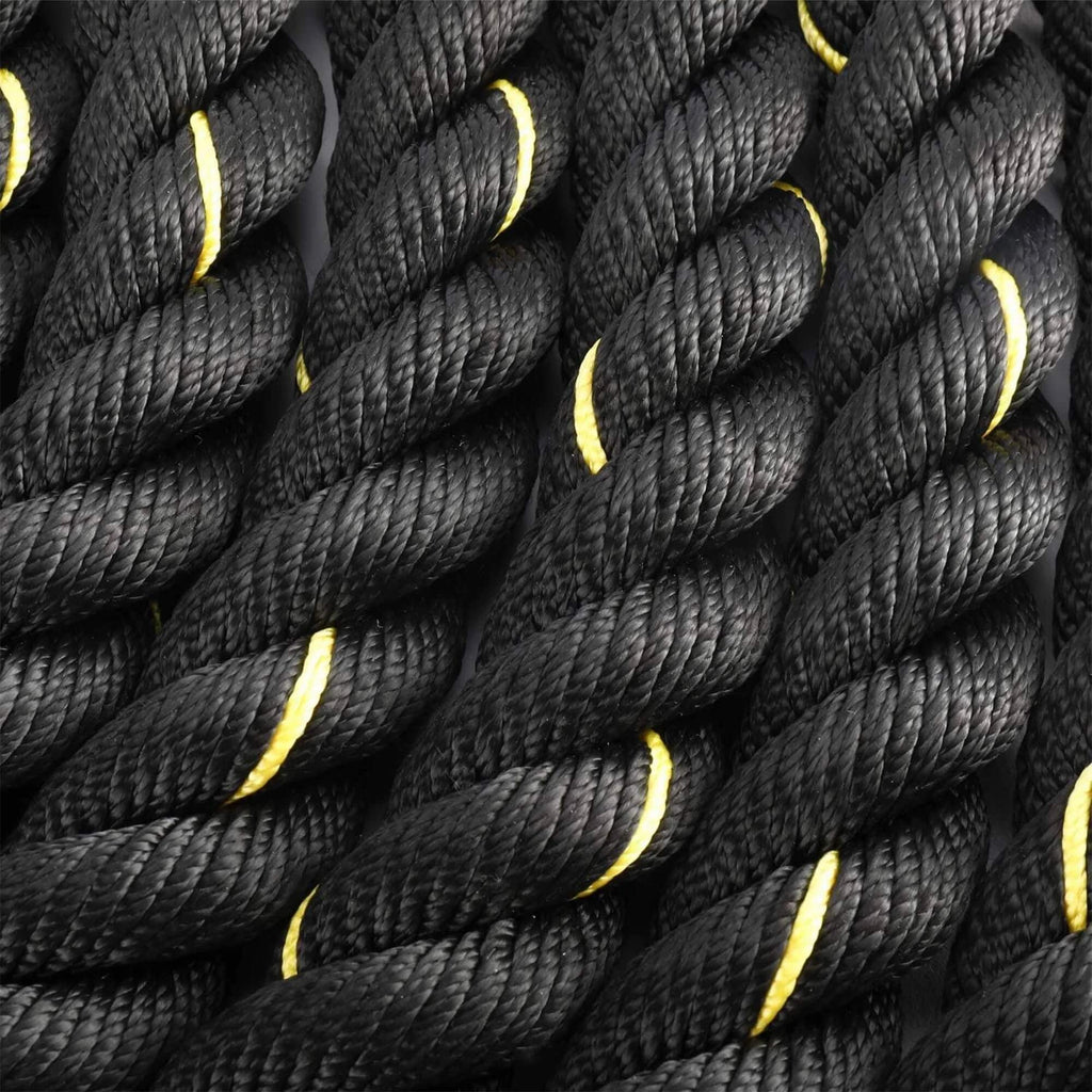 19/30FT Battle Rope for Home Gym Fitness Training