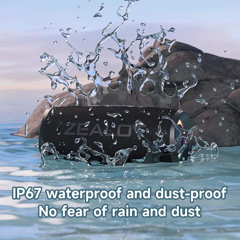 S56 40W Bluetooth Speaker with Enhanced Bass and IPX6 Waterproof Rating for Outdoor and Camping Applications