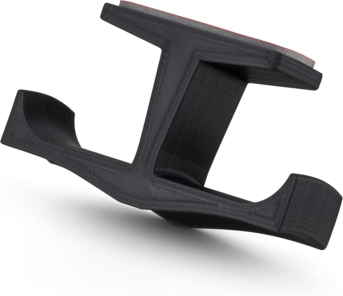 Bigt Dual Headphone Stand (2-Pack) - Under Desk Hanger for Headphones, Gaming Headsets, and Mobile Accessories, Adhesive Installation, No Screws, Black