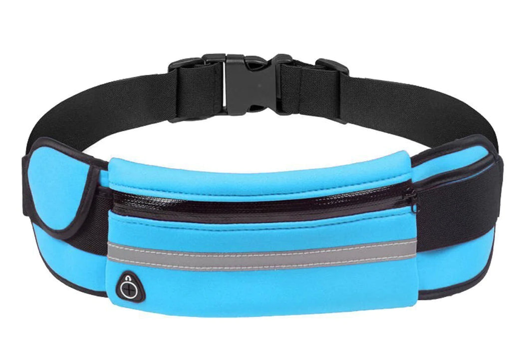 Women's Waterproof Running Waist Bag - Portable Gym Belt for Cycling and Sports with Water Bottle and Phone Holder