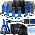 Heavy-Duty Resistance Bands for Strength Training - 300Lbs/360Lb/420Lb with Handles, Door Anchor, and Ankle Straps - Home Gym Fitness Equipment for Men