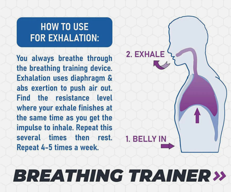 Lung Flexer O2FIT Oxygen Training System for Professional Athletes
