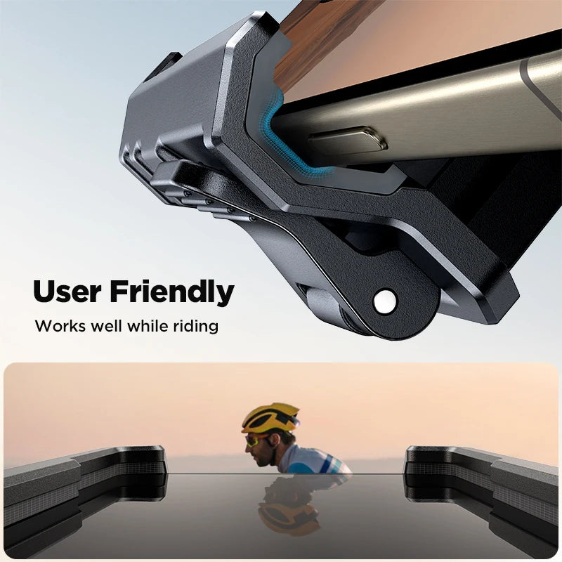 Joyroom 360° Rotatable Bike and Motorcycle Phone Mount for 4.7-7.0” Devices, Compatible with Electric Scooters, Mountain, and Dirt Bikes