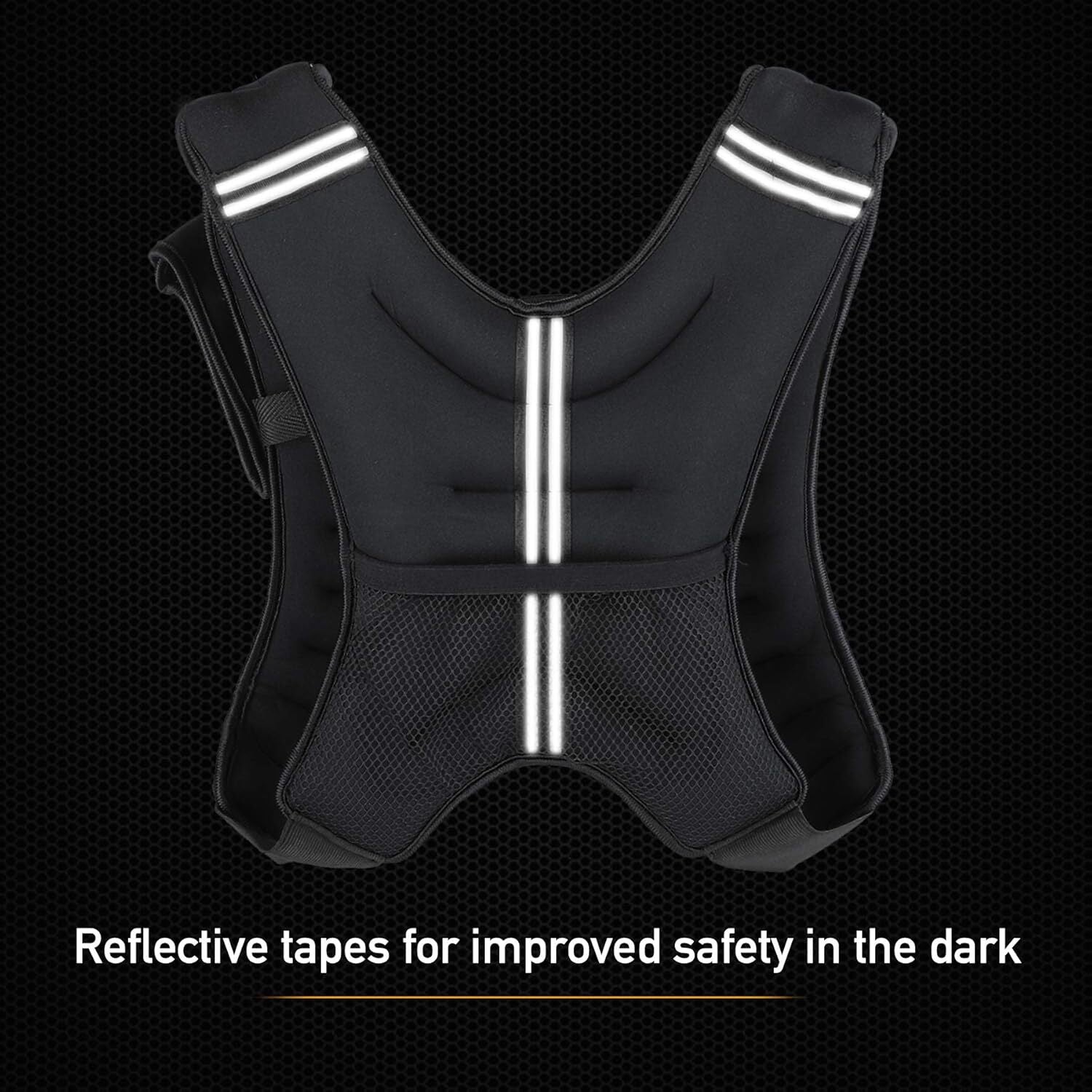 ZELUS Adjustable Weighted Vest - Available in 6 lbs, 8 lbs, and 12 lbs