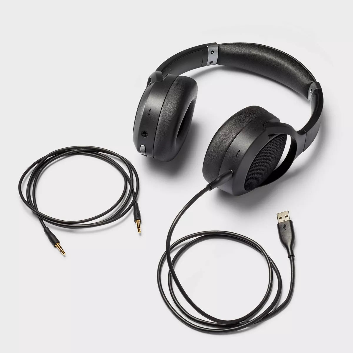 Active Noise Cancelling Bluetooth Wireless Over-Ear Headphones with Detachable Cable - Heyday