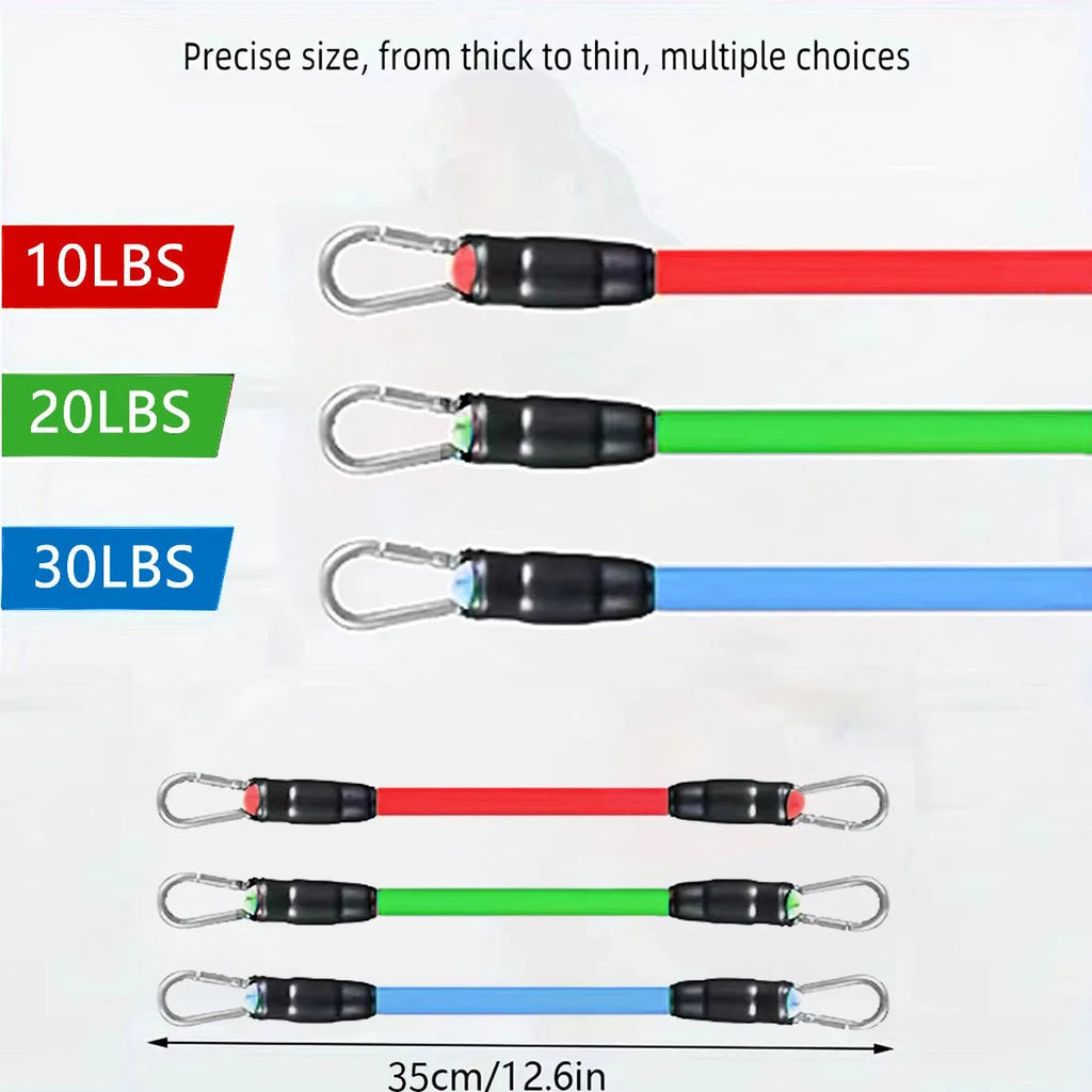 Adjustable Ankle Resistance Bands with Cuffs for Comprehensive Leg and Glute Workouts - Portable Exercise Equipment for Home Gym, Yoga, and Strength Training