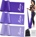 Three-Tier Non-Latex Resistance Bands for Physical Therapy and Yoga - Professional Set for Strength Training, Pilates, and Rehabilitation - TPE Elastic Stretch Bands for Seniors and Women