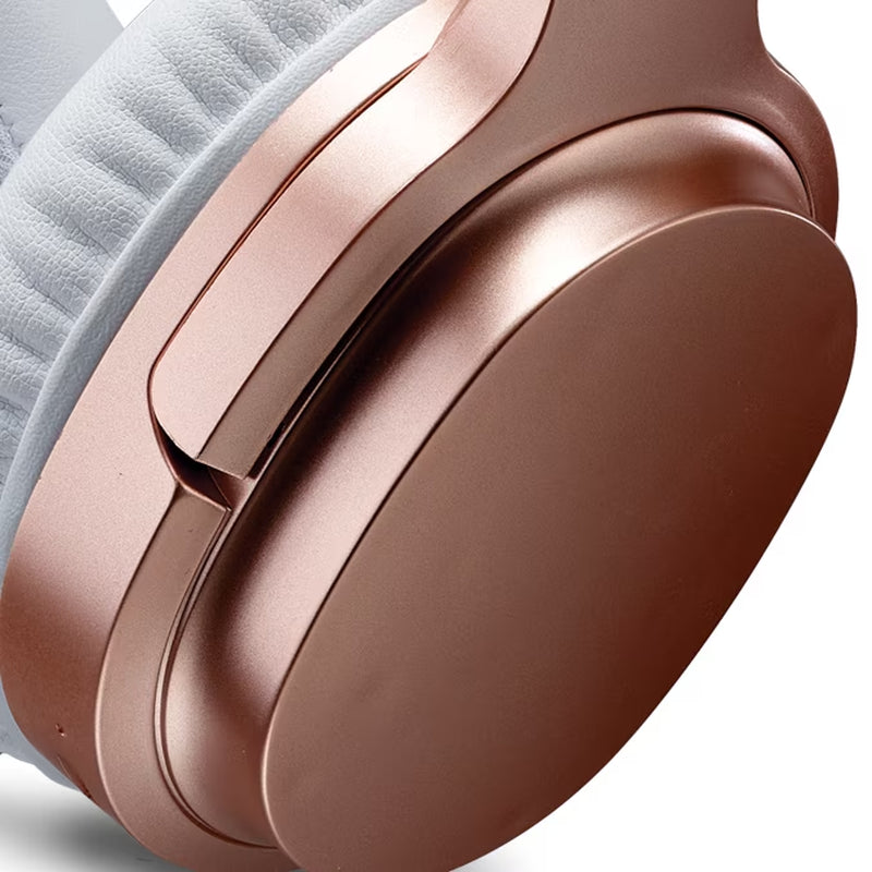 iLive IAHN40RGD Bluetooth Over-Ear Headphones with Noise Cancellation - Rose Gold