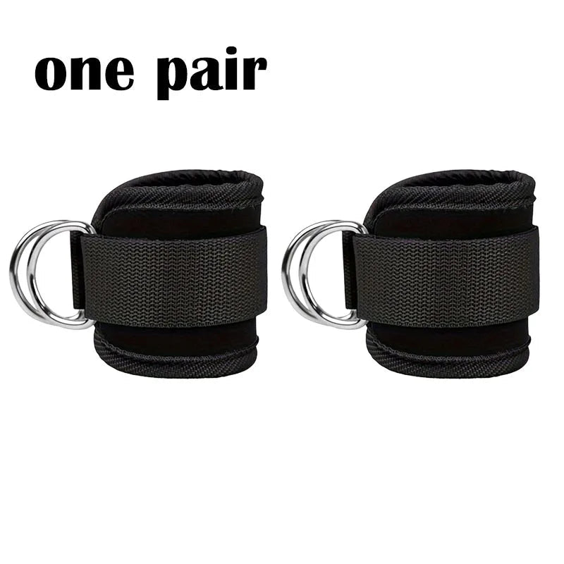 Adjustable Ankle Resistance Bands with Cuffs for Comprehensive Leg and Glute Workouts - Portable Exercise Equipment for Home Gym, Yoga, and Strength Training