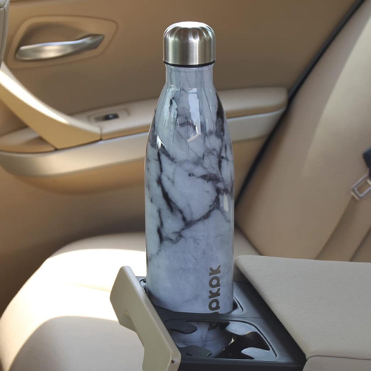 17 oz Stainless Steel Insulated Water Bottle - Leak Proof Design