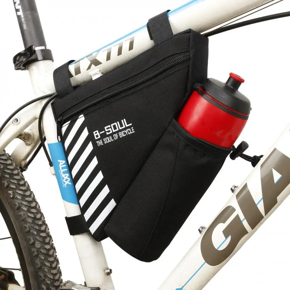 Triangle Bicycle Frame Bag - 2021 Waterproof Storage for Mobile Phones and Water Bottles, Ideal for MTB Cycling