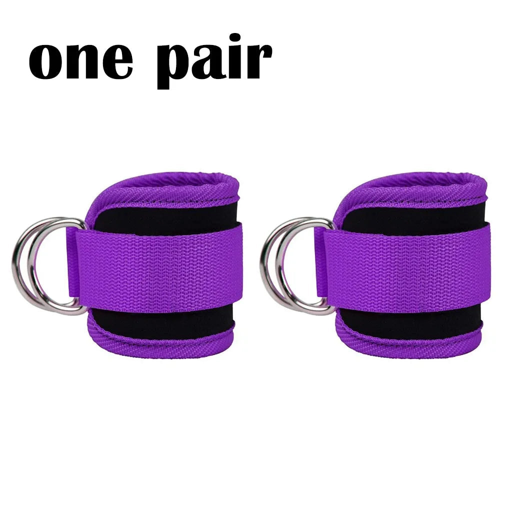 Adjustable Ankle Resistance Bands with Cuffs for Comprehensive Leg and Glute Workouts - Portable Exercise Equipment for Home Gym, Yoga, and Strength Training