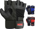 Weightlifting Gloves with Wrist Support – Cowhide Leather, Unisex