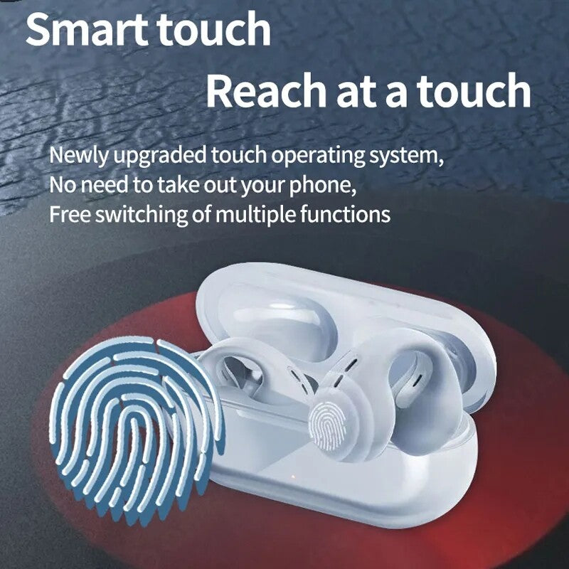 Bluetooth 5.3 Wireless Earbuds with Bone Conduction Technology for Sports Use