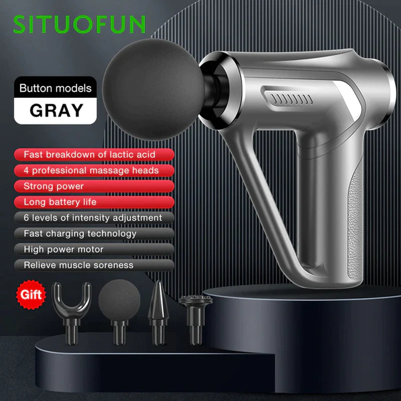SITUOFUN Professional Massage Gun with 32 Adjustable Levels for Deep Tissue Relief and Muscle Relaxation