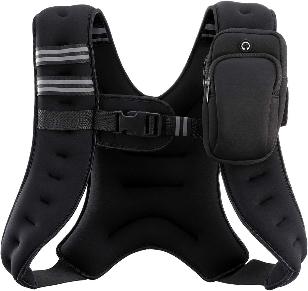 ZELUS Adjustable Weighted Vest - Available in 6 lbs, 8 lbs, and 12 lbs