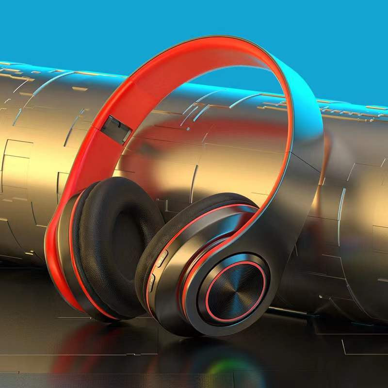 Premium Wireless Bluetooth Headphones with Super Bass, Foldable Design, and Integrated Microphone