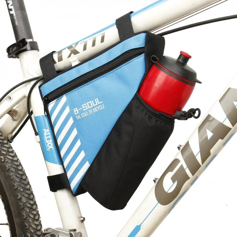Triangle Bicycle Frame Bag - 2021 Waterproof Storage for Mobile Phones and Water Bottles, Ideal for MTB Cycling