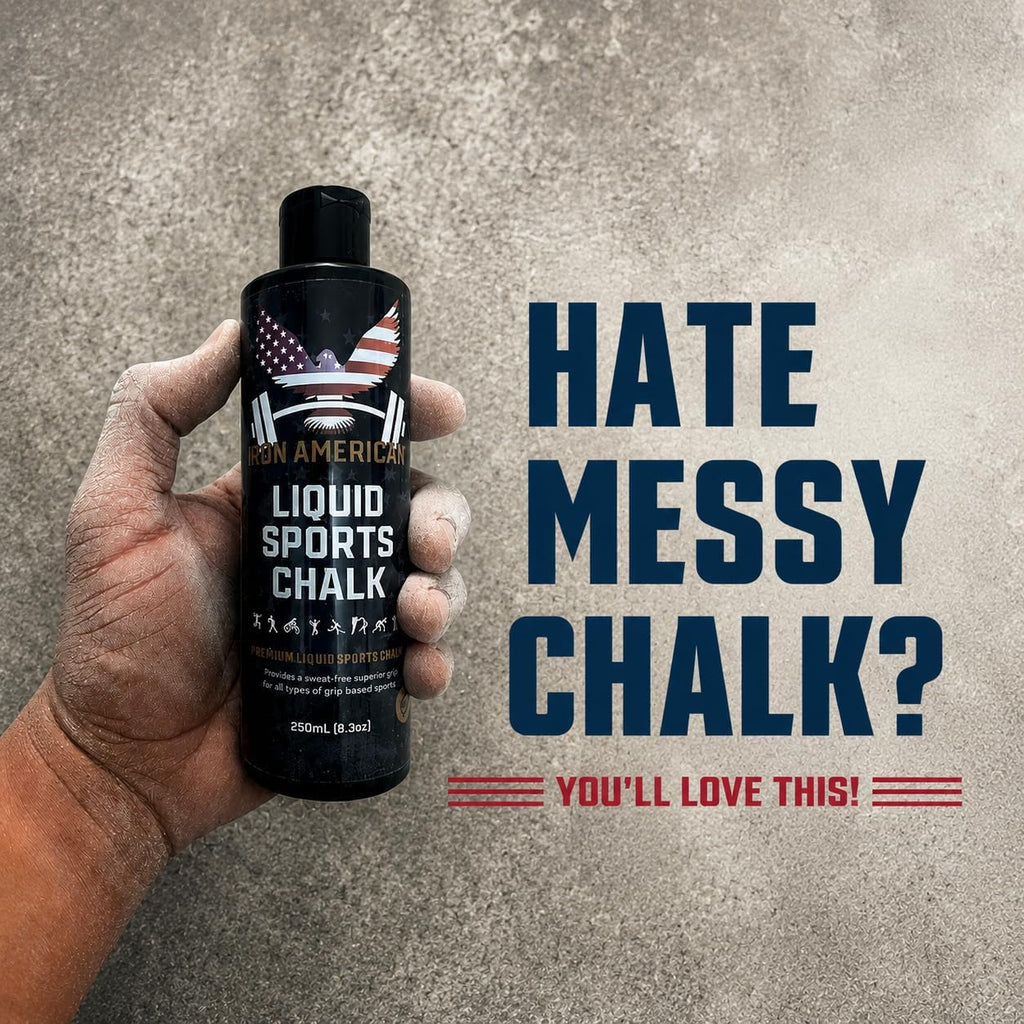 Liquid Chalk - Premium No-Mess Grip Solution for Weightlifting, Gymnastics, Rock Climbing, and Fitness Training