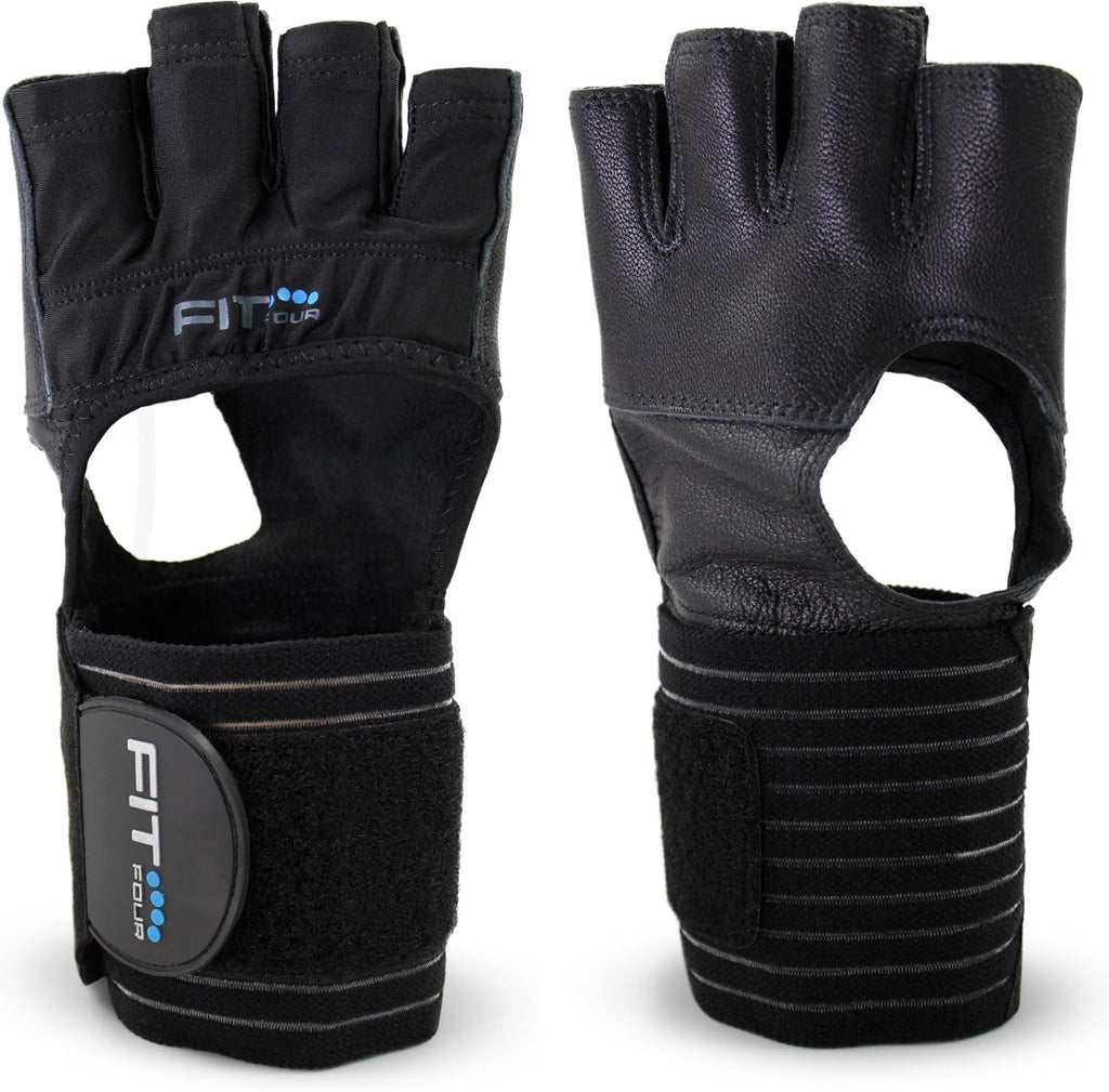 Unleash Your Inner Warrior with The F4X Spartan - Premium Full Leather Palm Workout Gloves for Weightlifting and Cross Training