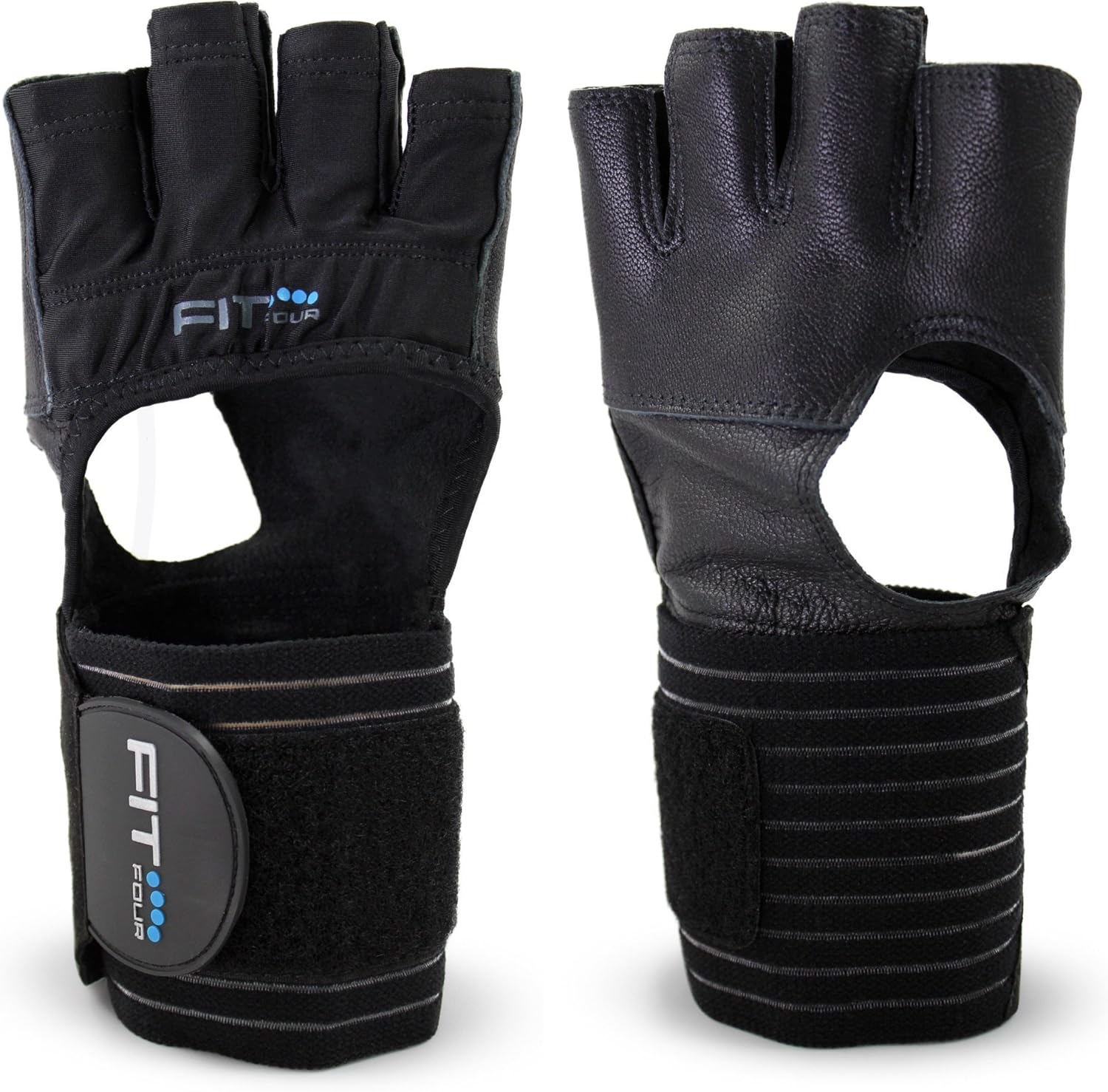 Unleash Your Inner Warrior with The F4X Spartan - Premium Full Leather Palm Workout Gloves for Weightlifting and Cross Training