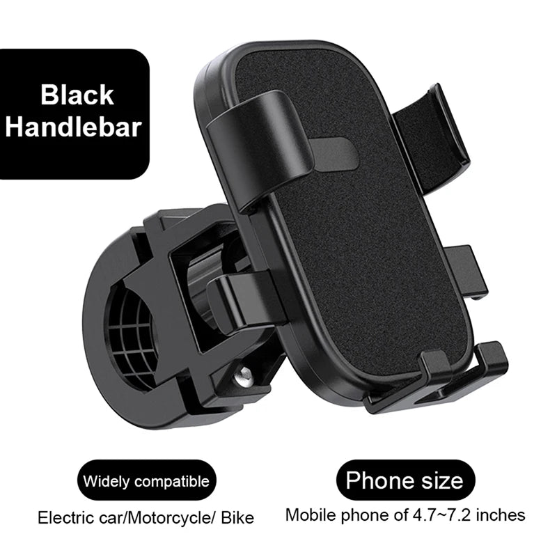 360° Rotatable Anti-Slip Bicycle Phone Mount - Adjustable Accessory for Outdoor Cycling and Mountain Biking