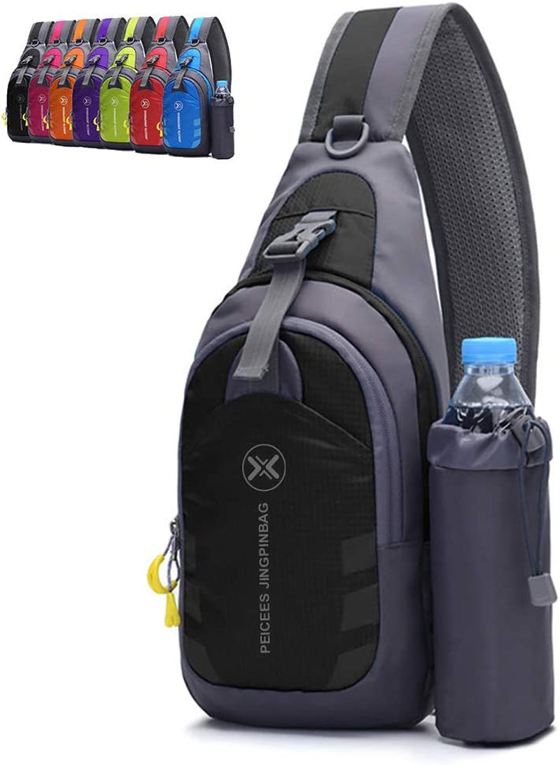 Chest Crossbody Sling Backpack - Versatile Travel and Gym Daypack for Men and Women