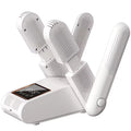 Portable Electric Shoe and Boot Dryer with 180° Folding Design and Smart Display for Footwear, Gloves, Hats, Socks, and Ski Boots