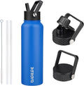 40 oz Stainless Steel Insulated Water Bottle with Straw Lid