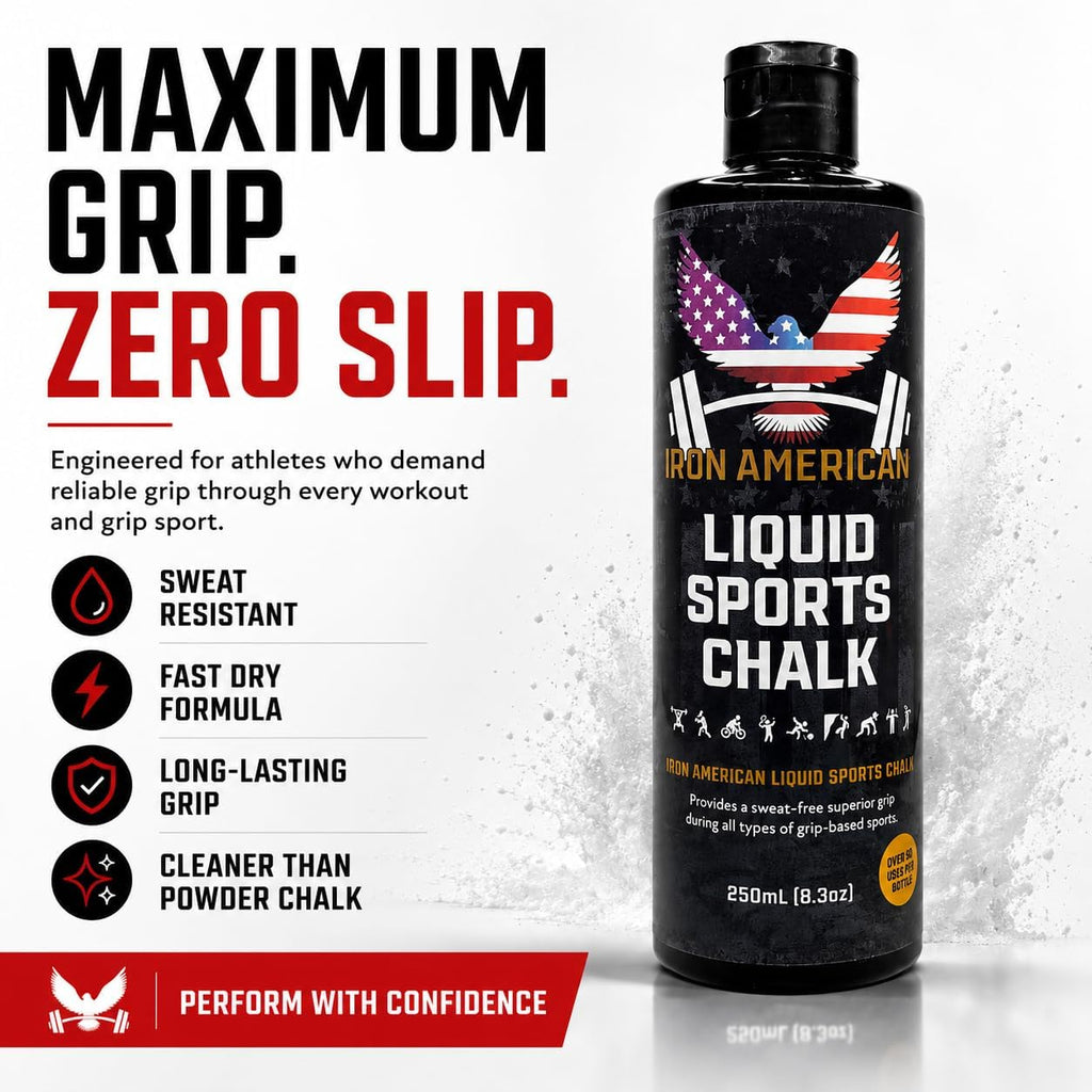 Liquid Chalk - No-Mess Long-Lasting Grip Chalk for Weightlifting, Gymnastics, Rock Climbing, and Fitness Training - Advanced Hand Chalk for Gym