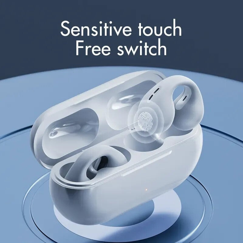 Bluetooth 5.3 Wireless Earbuds with Bone Conduction Technology for Sports Use