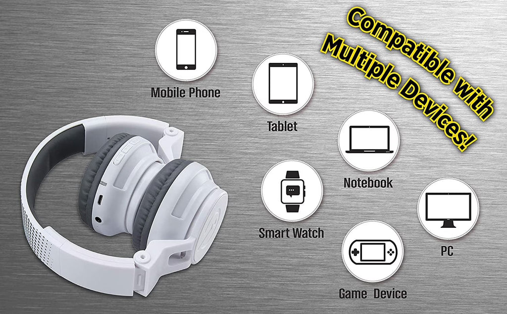 Ekids Wireless Bluetooth Headphones for Children with Integrated Microphone