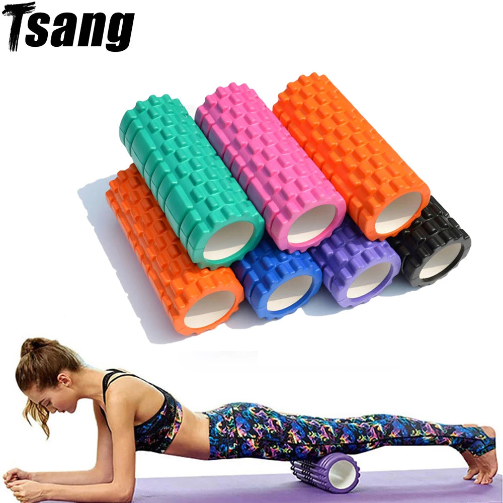 Yoga Foam Roller for Myofascial Release and Muscle Relaxation - Available in 26cm and 33cm Sizes