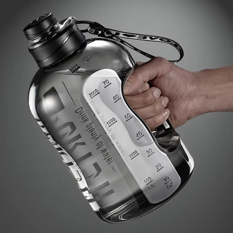 2.7L/1.7L Insulated Water Bottles with Straw - Leakproof Fitness Bottles for Gym, Travel, Hiking, and Camping for Men and Women