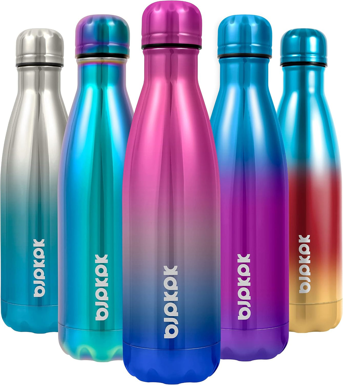 17 oz Stainless Steel Insulated Water Bottle - Leak-Proof Design