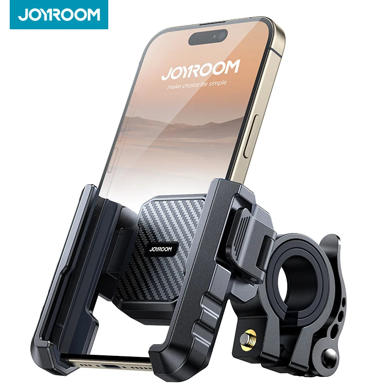 Joyroom 360° Rotatable Bike and Motorcycle Phone Mount for 4.7-7.0” Devices, Compatible with Electric Scooters, Mountain, and Dirt Bikes
